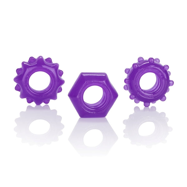REVERSIBLE RING SET PURPLE