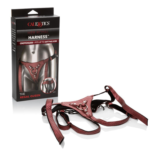 HER ROYAL HARNESS THE REGAL QUEEN RED