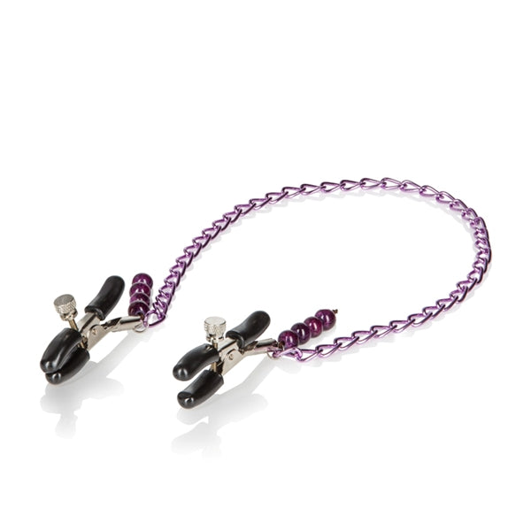 NIPPLE PLAY CLAMPS PURPLE CHAIN