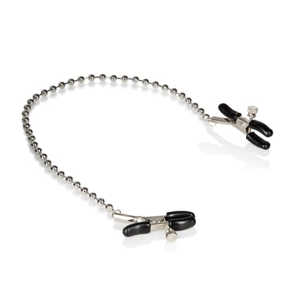 NIPPLE PLAY NIPPLE CLAMPS SILVER BEADED