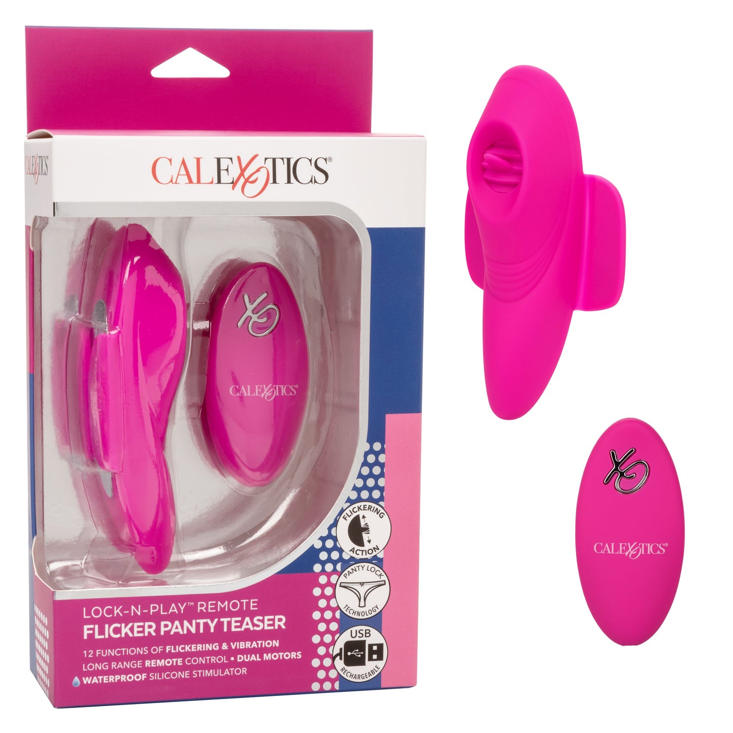 )LOCK N PLAY REMOTE FLICKER PANTY TEASER