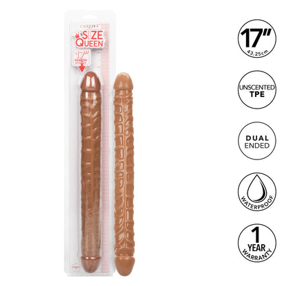 SIZE QUEEN 17IN BROWN