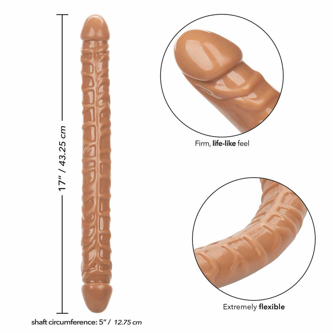 SIZE QUEEN 17IN BROWN