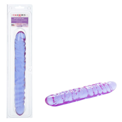 REFLECTIVE GEL VEINED DOUBLE DONG 12IN