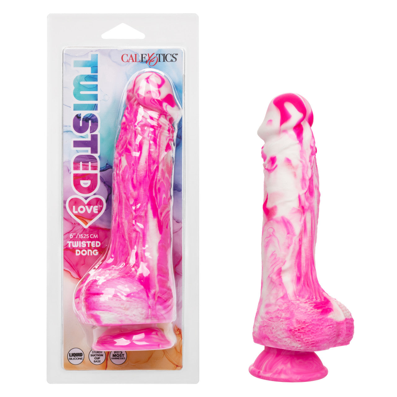 TWISTED LOVE TWISTED DONG 6 IN PINK