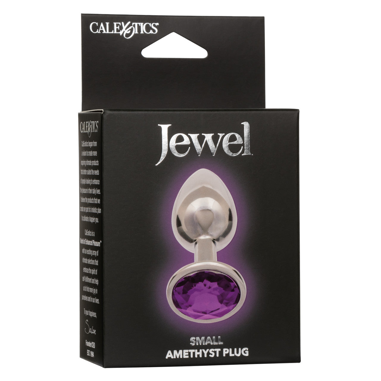 JEWEL SMALL AMETHYST PLUG