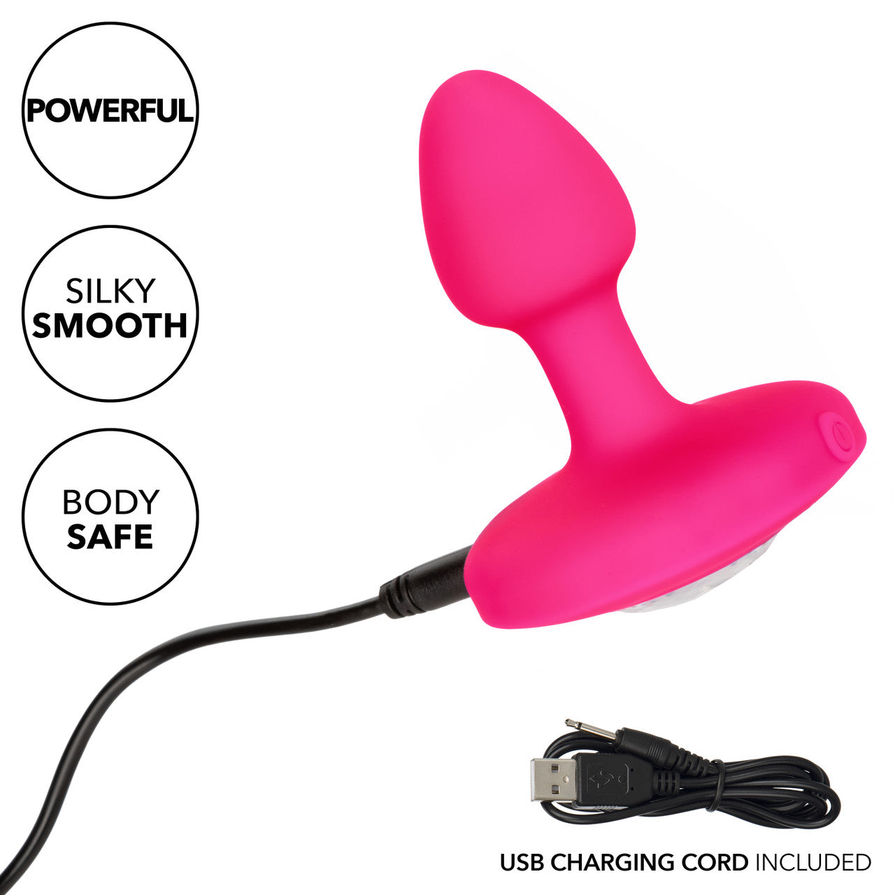 CHEEKY GEMS VIBRATING PROBE SMALL PINK