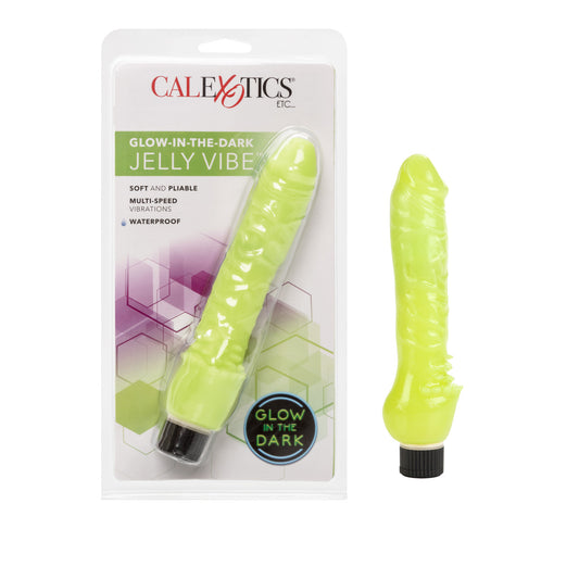 GLOW IN THE DARK JELLY PENIS GREEN