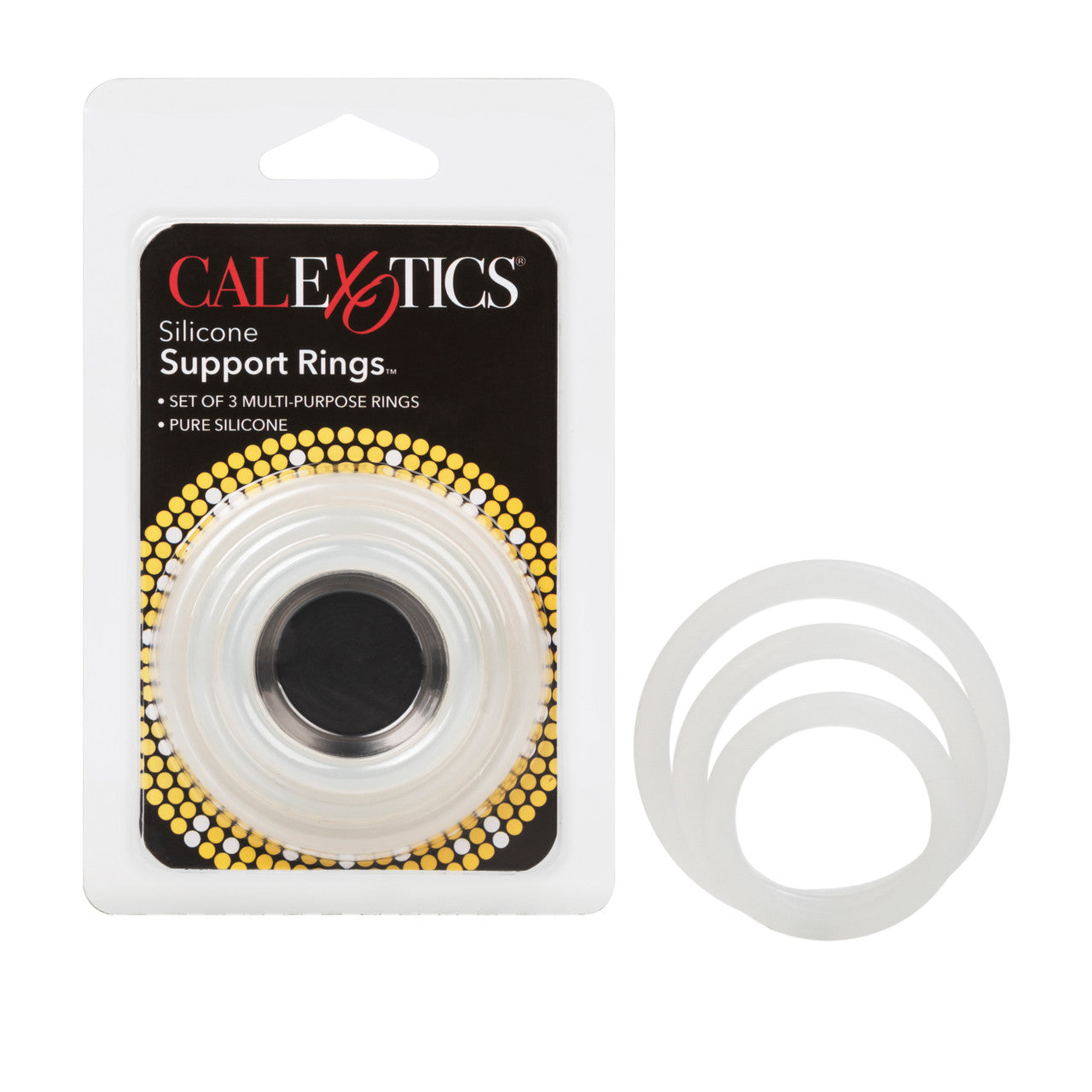 SILICONE SUPPORT RINGS CLEAR