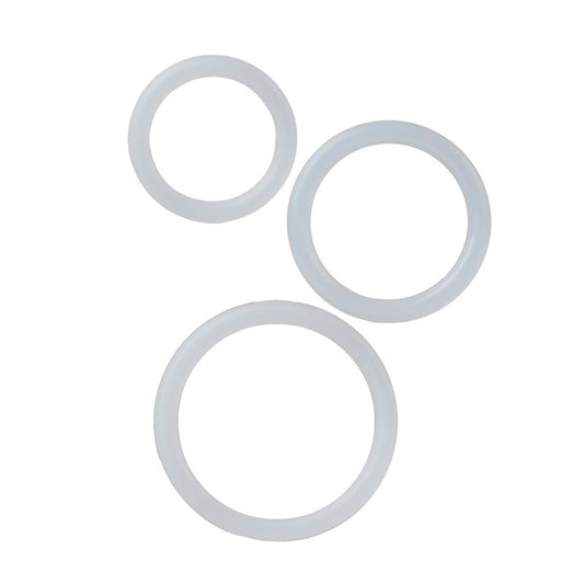 SILICONE SUPPORT RINGS CLEAR