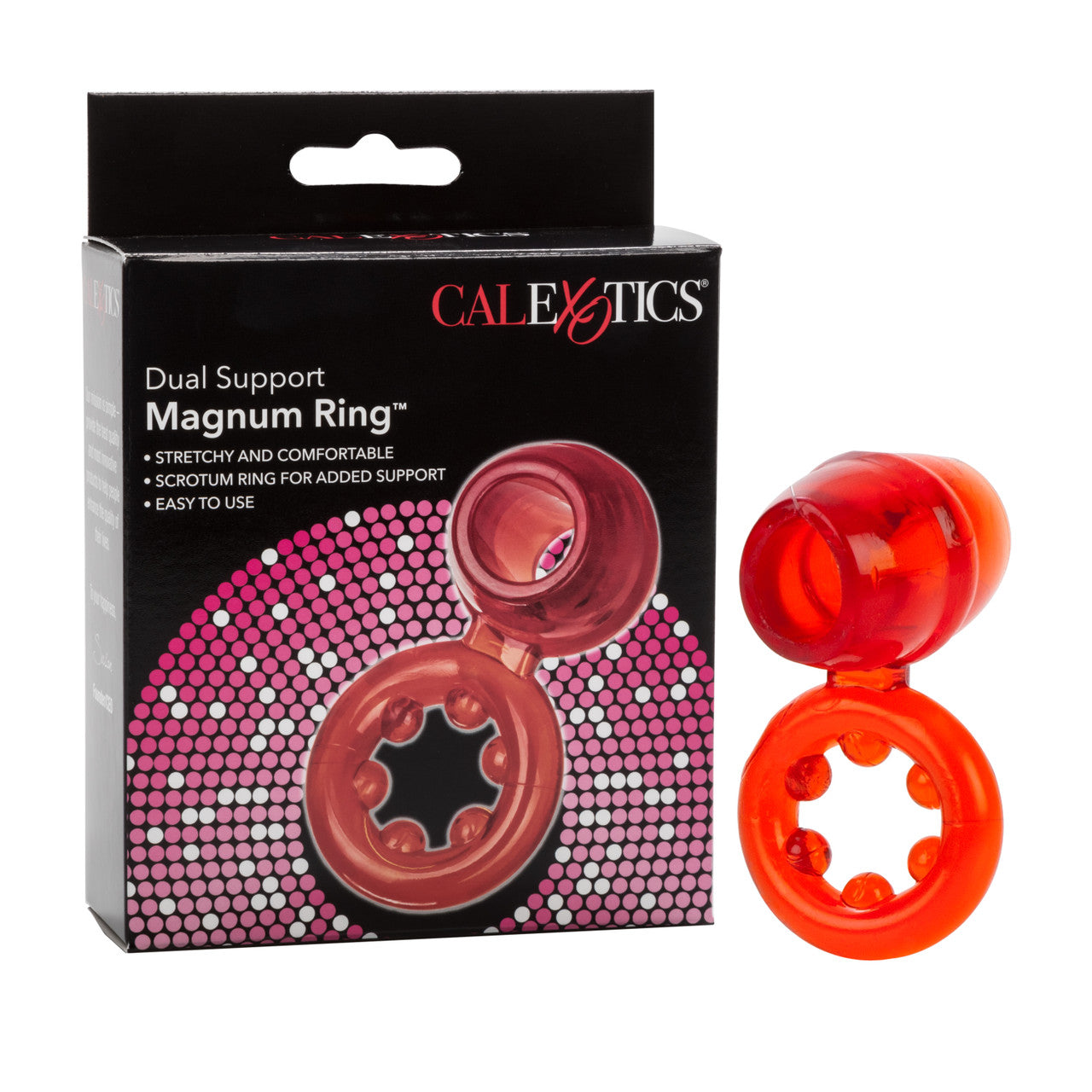 DUAL SUPPORT MAGNUM RING RED