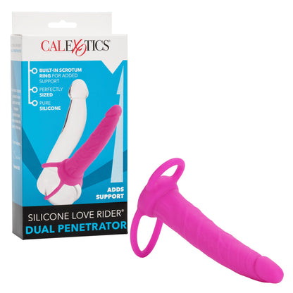 LOVE RIDERS DUAL PENETRATOR SILICONE PINK