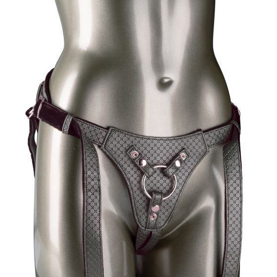 HER ROYAL HARNESS THE REGAL QUEEN PEWTER