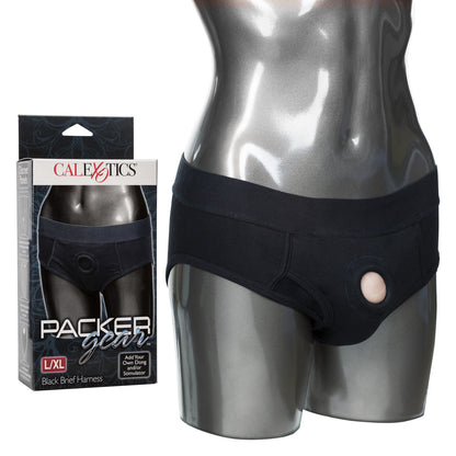 PACKER GEAR BLACK BRIEF HARNESS L/XL