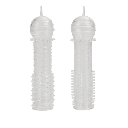 SENSO SILICONE-SLEEVE 2 PACK CLEAR