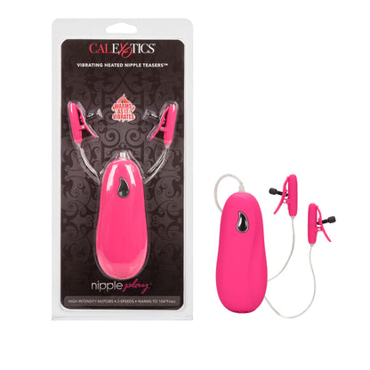NIPPLE PLAY NIPPLE TEASERS VIBRATING HEATED PINK