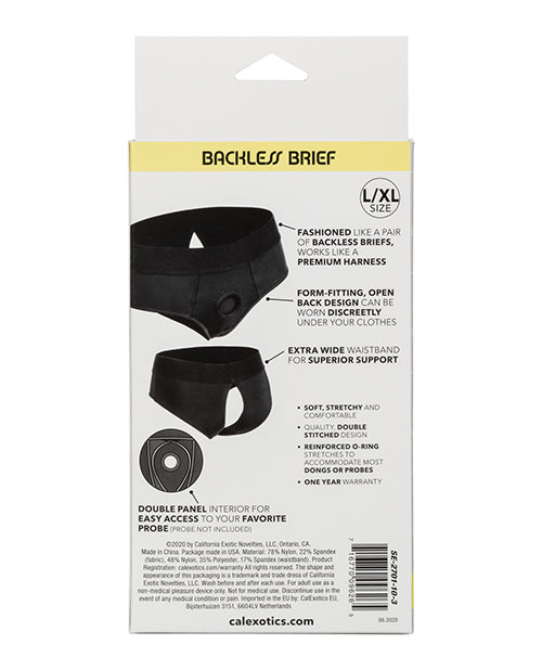BOUNDLESS BACKLESS BRIEF L/XL HARNESS BLACK