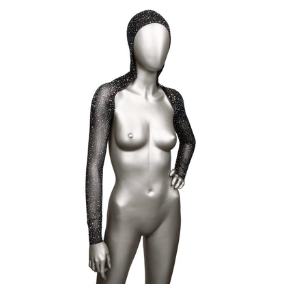RADIANCE PLUS SIZE HOODED SHOULDER SHRUG