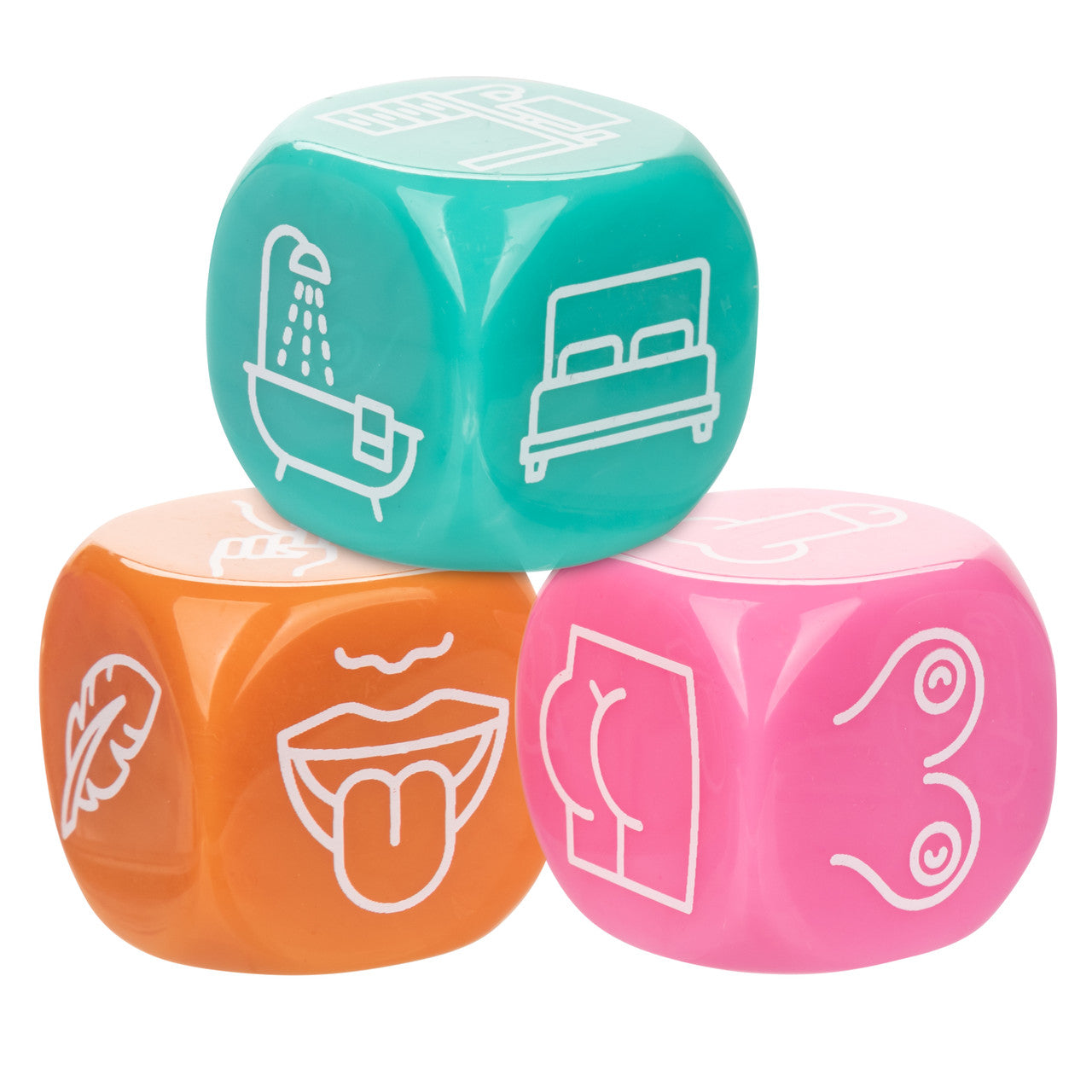 NAUGHTY BITS ROLL WITH IT ICON BASED SEX DICE
