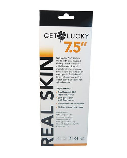 SHIBARI GET LUCKY 7.5 REAL SKIN DARK BROWN "