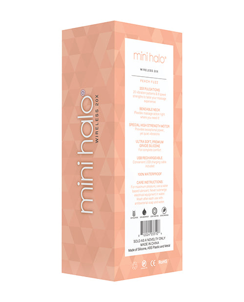 MINI HALO PEACH FUZZ WAND RECHARGEABLE