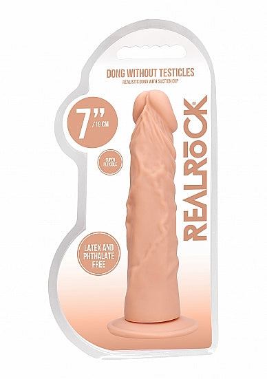 REALROCK 7IN DONG FLESH W/O TESTICLES