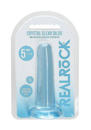 REALROCK NON REALISTIC DILDO W SUCTION CUP 5.3IN BLUE