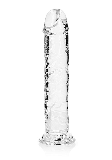 REALROCK REALISTIC STRAIGHT DILDO 11IN TRANSPARENT