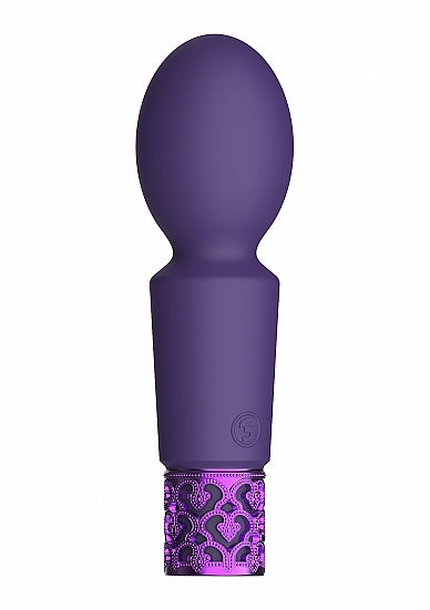 ROYAL GEMS BRILLIANT PURPLE RECHARGEABLE SILICONE BULLET
