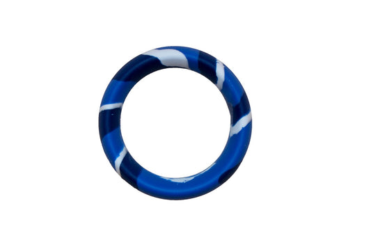 MAJOR DICK COMMANDO SILICONE DONUT BLUE CAMO (1.5IN./38MM)