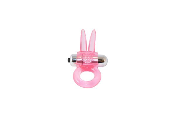 RIBBIDY RABBIT VIBRATING COCK RING-PINK