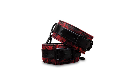 ROSEGASM BUCKLE CUFFS W/ SATIN BLINDFOLD