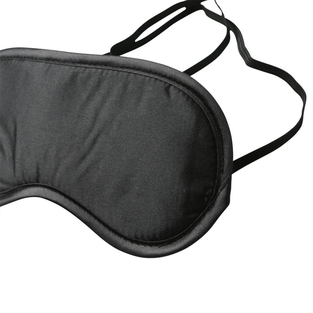SEX & MISCHIEF SATIN BLACK BLINDFOLD