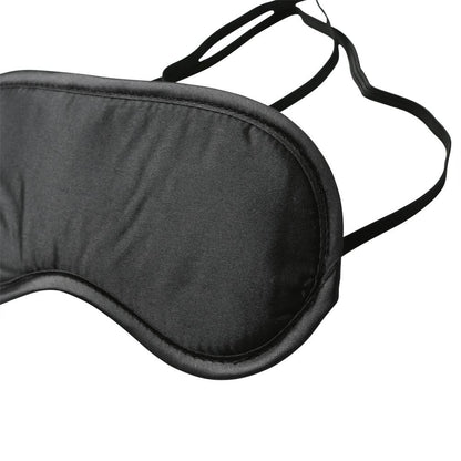 SEX & MISCHIEF SATIN BLACK BLINDFOLD