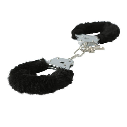 SEX & MISCHIEF FURRY HANDCUFFS BLACK