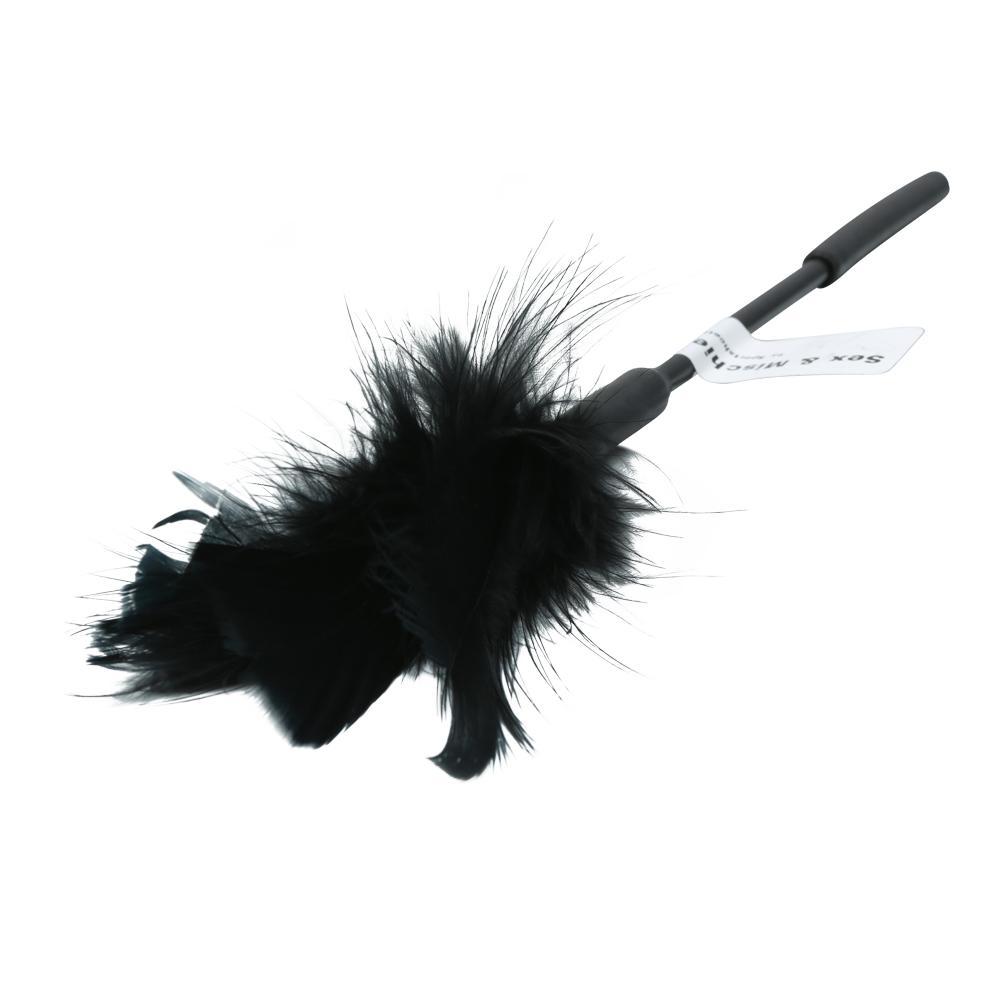 SEX & MISCHIEF FEATHER TICKLER 7IN BLACK