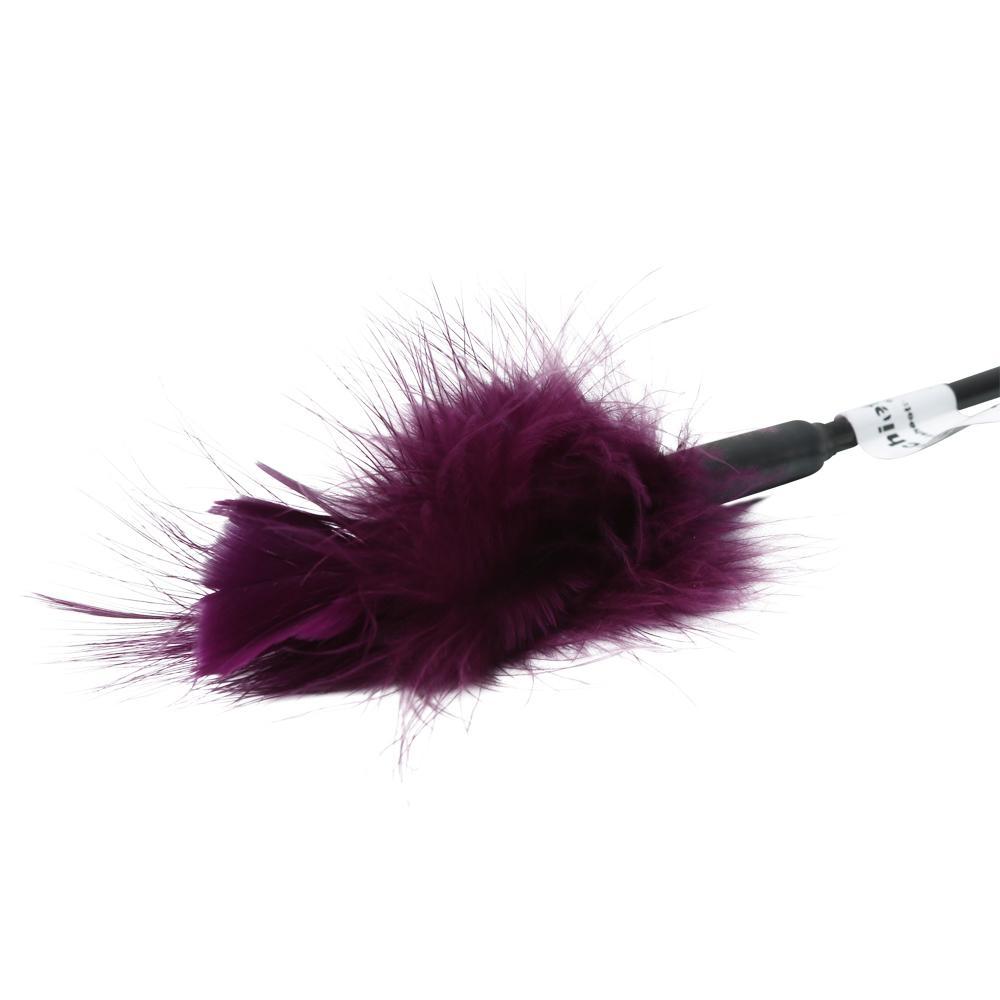 SEX & MISCHIEF FEATHER TICKLER 7IN PURPLE
