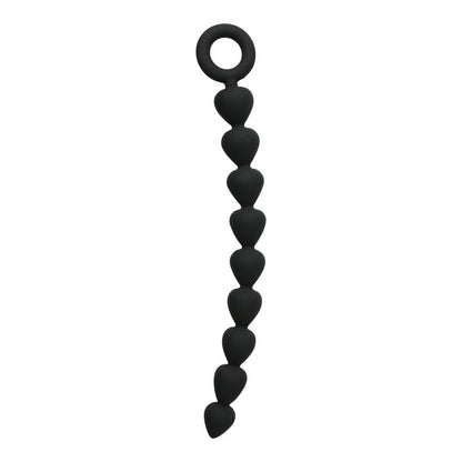 SEX & MISCHIEF BLACK SILICONE ANAL BEADS