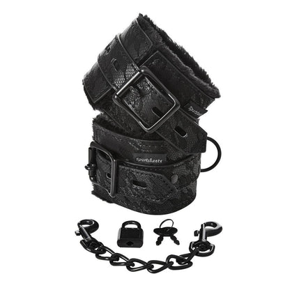 SINCERELY LACE FUR LINED HAND CUFFS