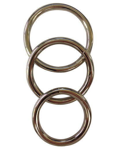 SEAMLESS METAL O RING 3 PACK 1.5/ 1.75" / 2" "