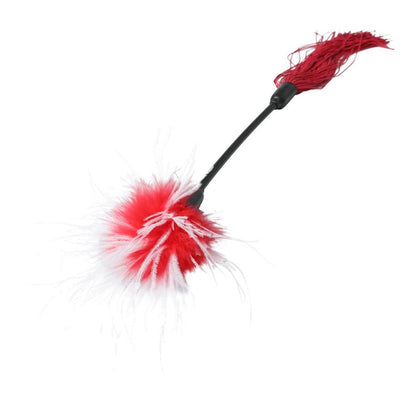 SEX & MISCHIEF WHIPPER TICKLER RED & WHITE