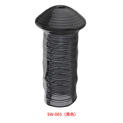 キノコ形サック亀頭を隠すことによって過敏度を下げる