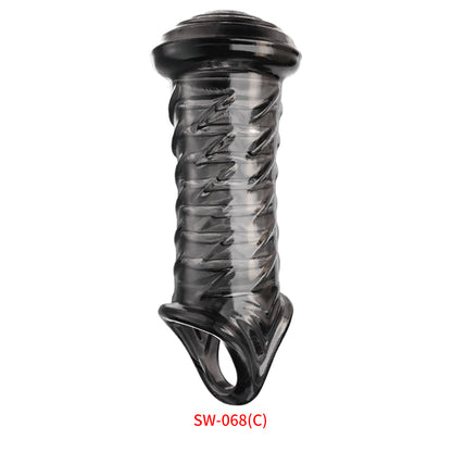 多様ペニスフルブーストサック（ウルフティース）ダブル精子束縛