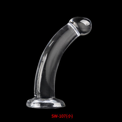 透明アナルプラグ人体に優しいデザインをしています