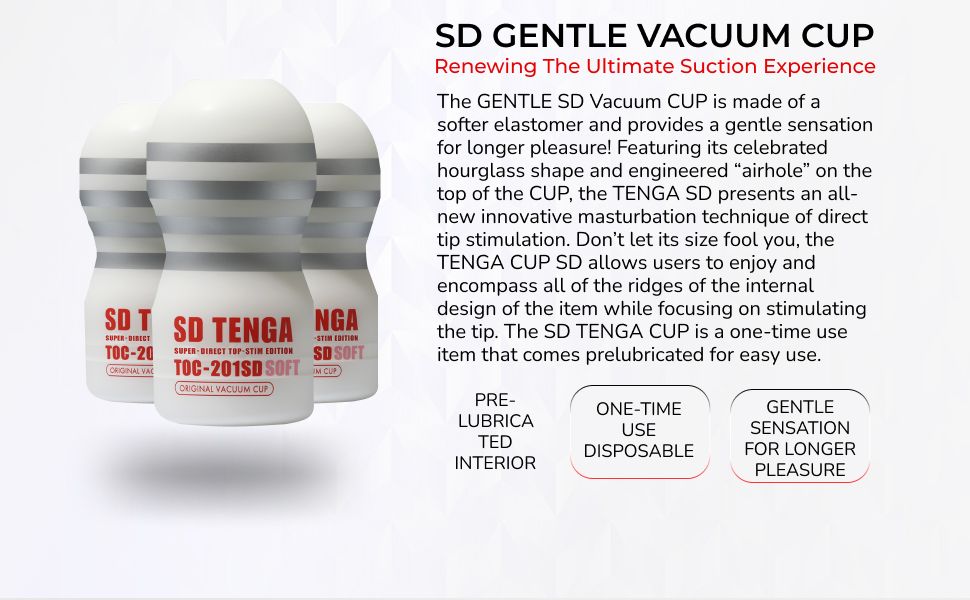 TENGA SD ORIGINAL VACUUM CUP GENTLE (NET)