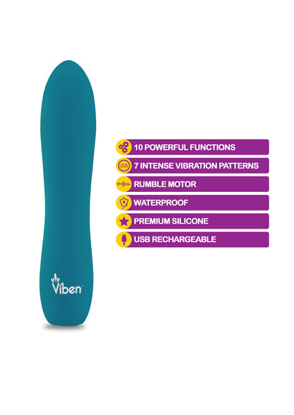 VIBEN VIVACIOUS 10 FUNCTION BULLET OCEAN