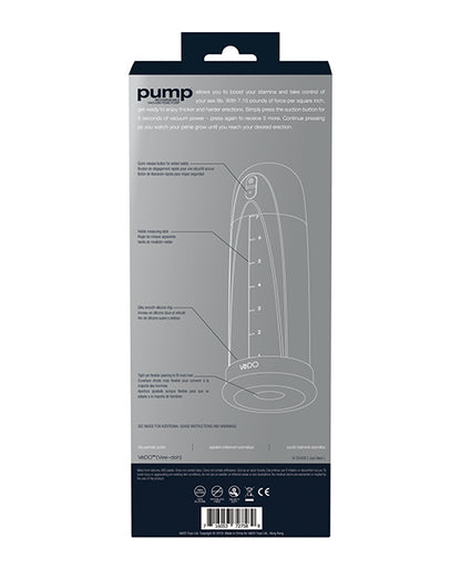 VEDO PUMP RECHARGEABLE VACUUM PENIS BLACK