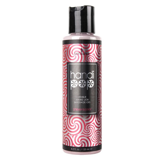 HANDIPOP HANDJOB GEL STRAWBERRY 4.2 OZ