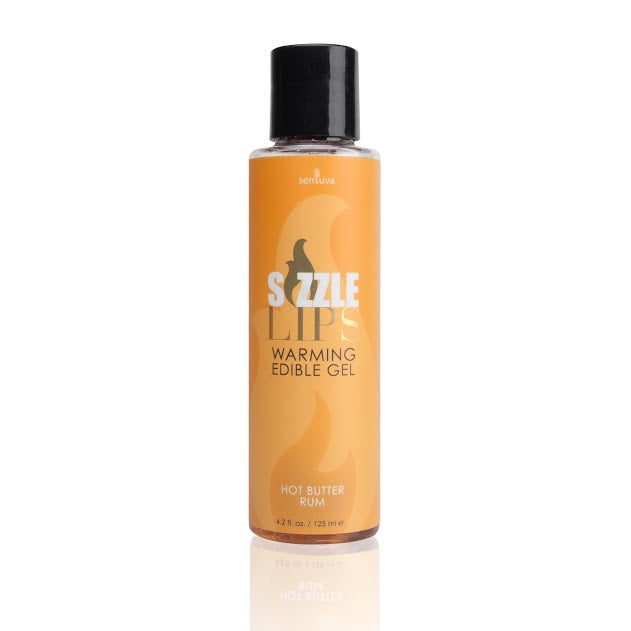 SIZZLE LIPS WARMING GEL BUTTER RUM 4.2 OZ