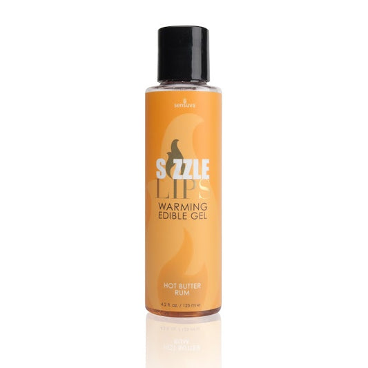 SIZZLE LIPS WARMING GEL BUTTER RUM 4.2 OZ